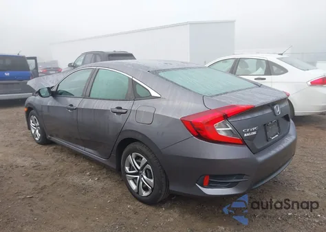 2018 Honda Civic Lx из США, поврежденный, VIN 19XFC2F51JE200782